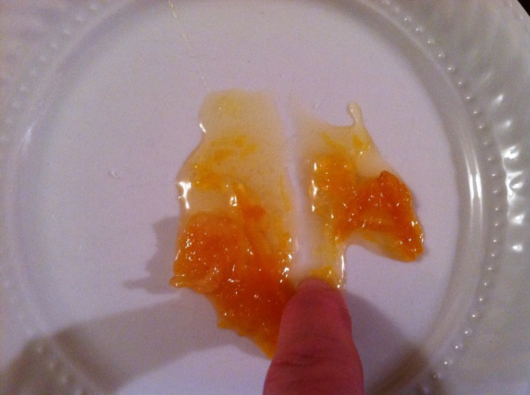 finger thru marmalade
