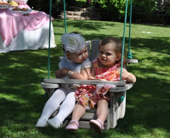 Emme & Ash in swing