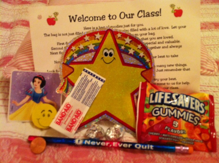 Picture of bag goodies