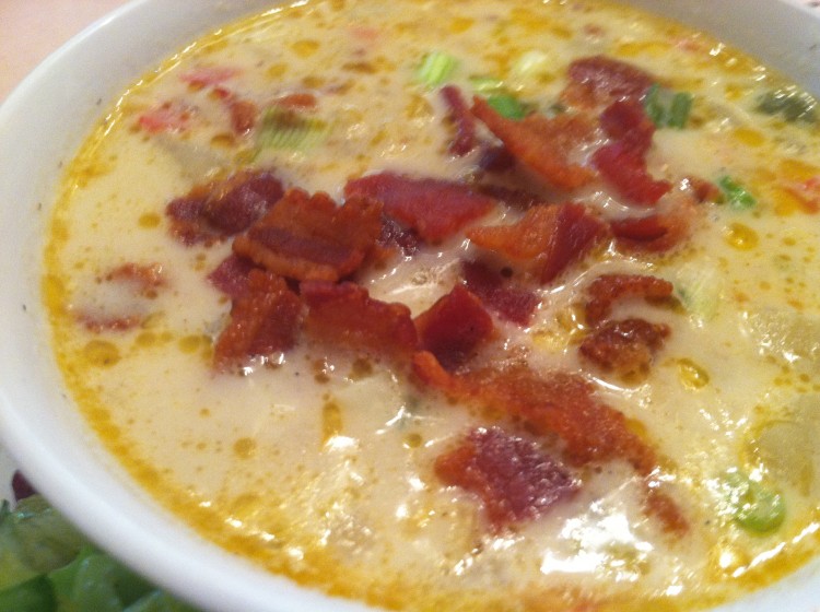 bowl corn chowder