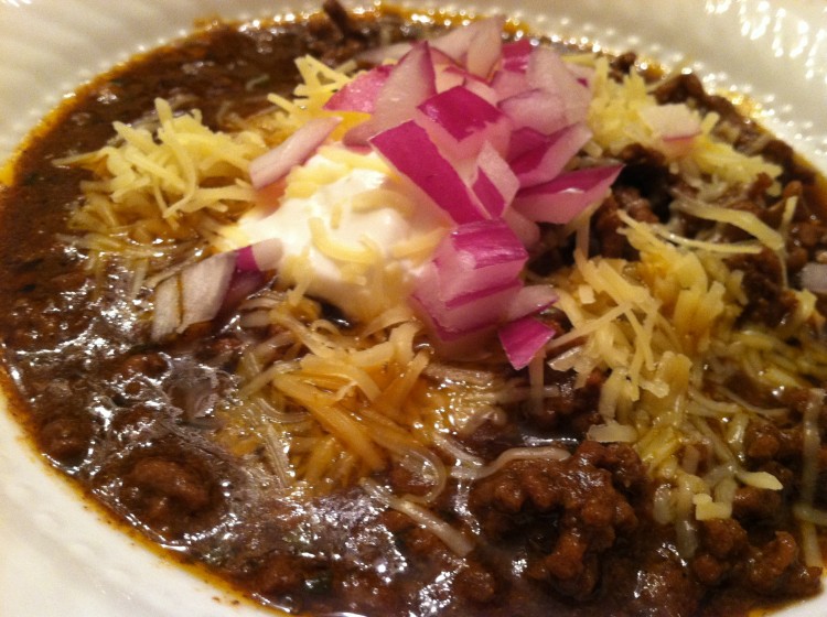 bowl of chili