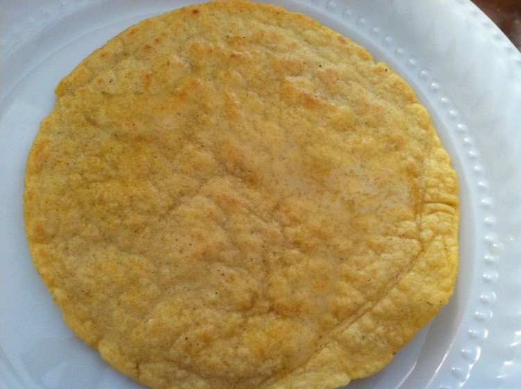 Homemade tortilla